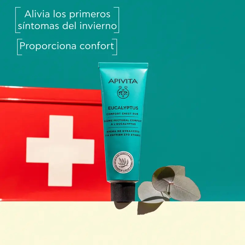 Apivita Cremas Herbales Ungüento Calmante Con Eucalipto, 50 ml