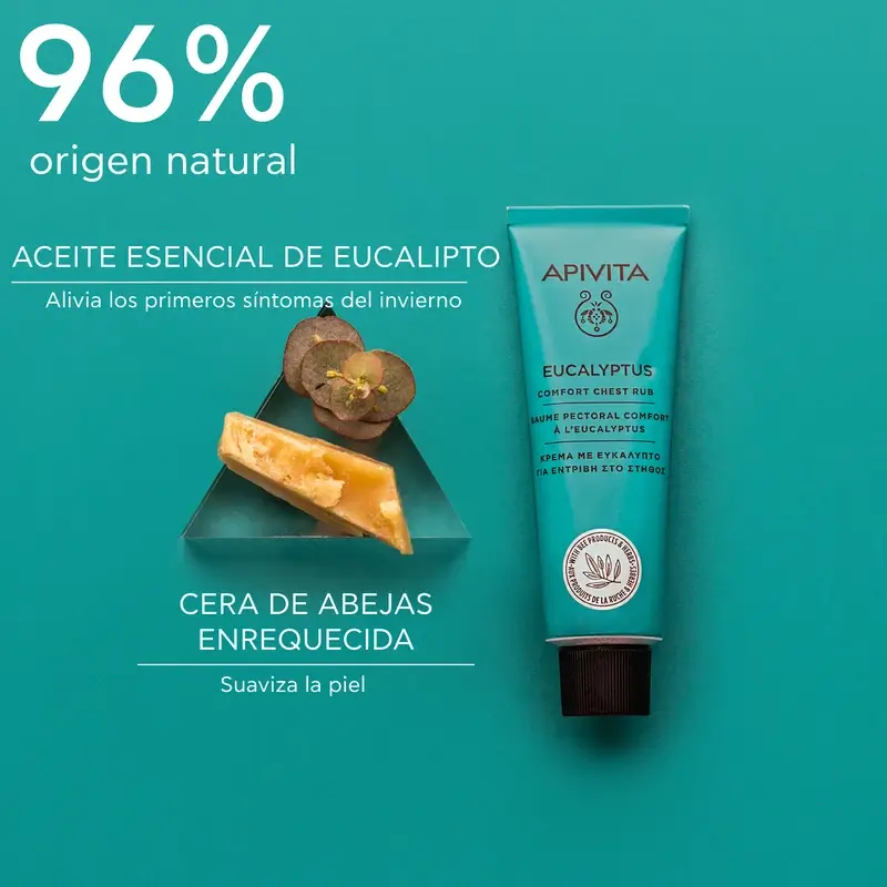 Apivita Cremas Herbales Ungüento Calmante Con Eucalipto, 50 ml