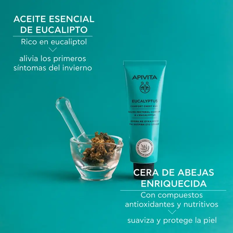 Apivita Cremas Herbales Ungüento Calmante Con Eucalipto, 50 ml