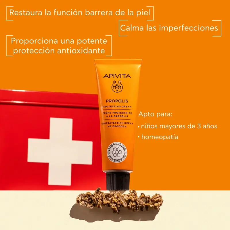 Apivita Cremas Herbales Protectora Con Propóleo, 50 ml