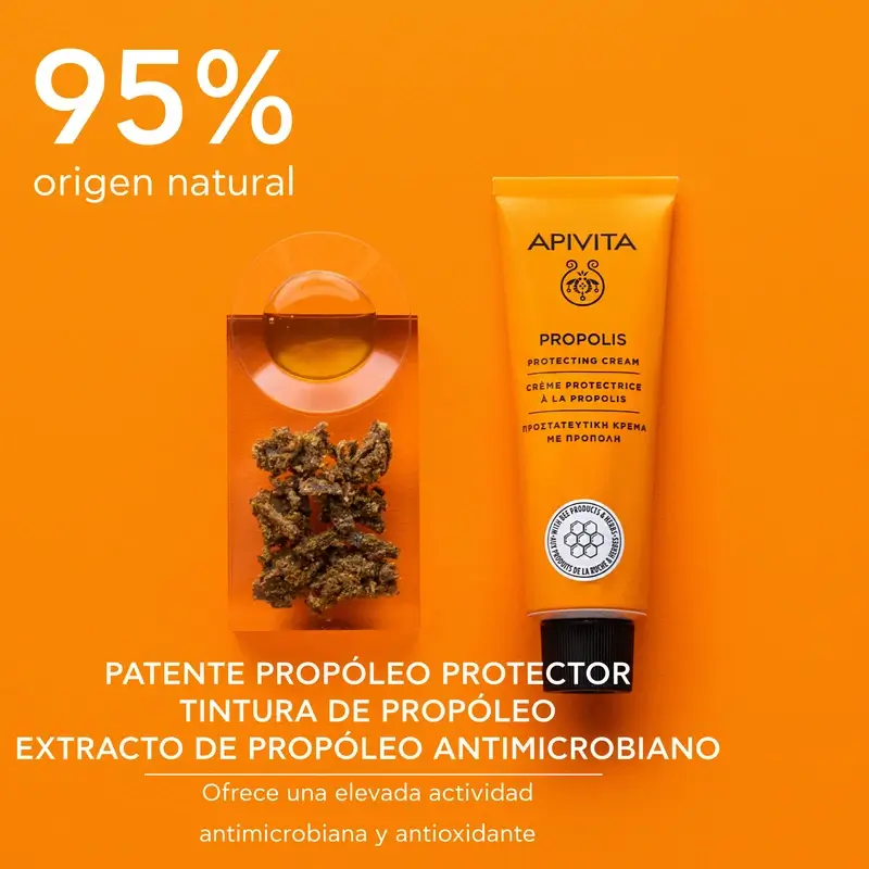 Apivita Cremas Herbales Protectora Con Propóleo, 50 ml