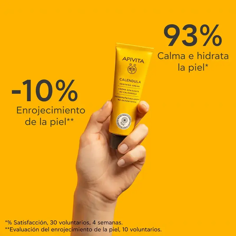 Apivita Cremas Herbales Calmante Con Caléndula, 50 ml