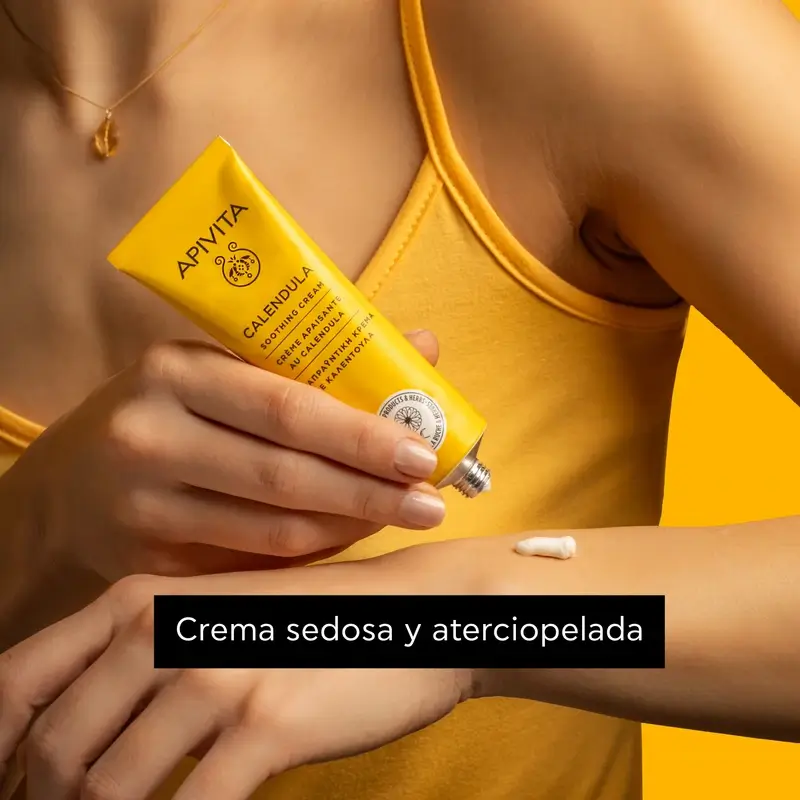 Apivita Cremas Herbales Calmante Con Caléndula, 50 ml