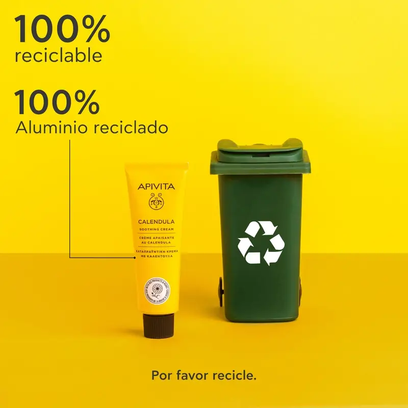 Apivita Cremas Herbales Calmante Con Caléndula, 50 ml