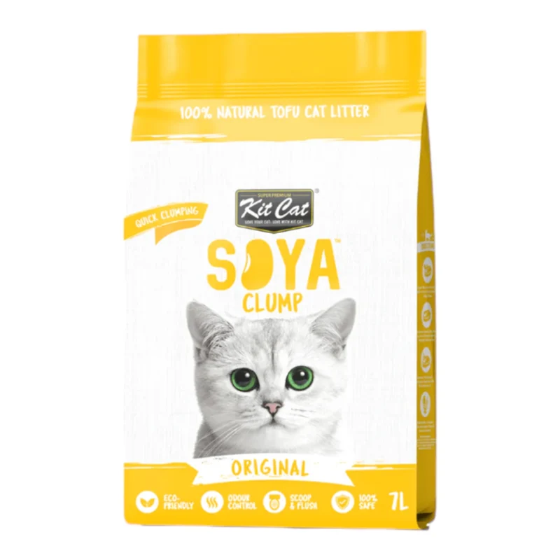 Kit Cat Arena Soya Clump Original para Gatos — Arena Aglomerante Biodegradable