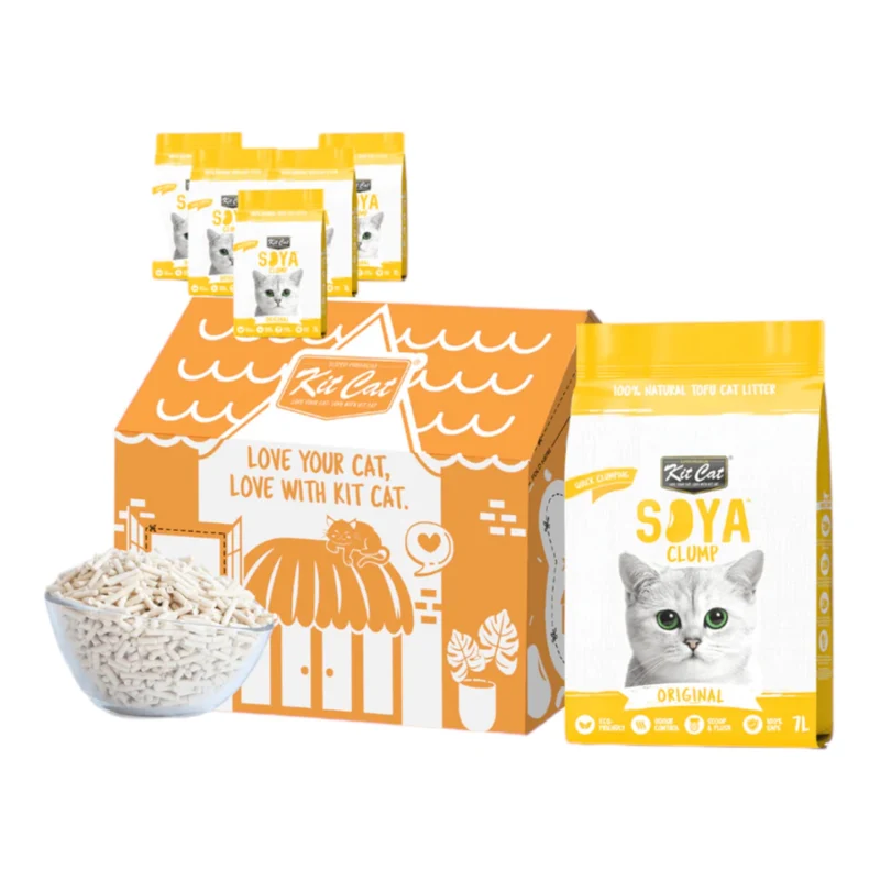 Kit Cat Arena Soya Clump Original para Gatos — Arena Aglomerante Biodegradable