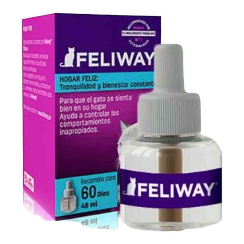 Feliway Classic Recambio para Difusor — Tranquilidad Continuada para Gatos