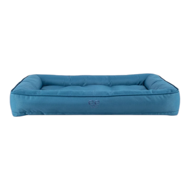 Cuna Snooze Azul Zafiro para Perros y Gatos — Cama Suave Premium