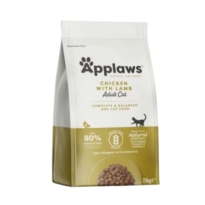 Applaws Pienso Pollo con Cordero — Pienso Natural para Gatos Adultos Sin Cereales