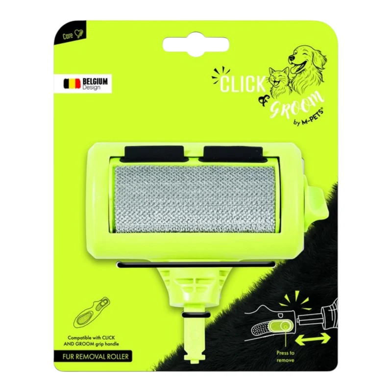Cabezal Rodillo Quita-Pelos Click & Groom M-Pets – Recambio para Mango Intercambiable