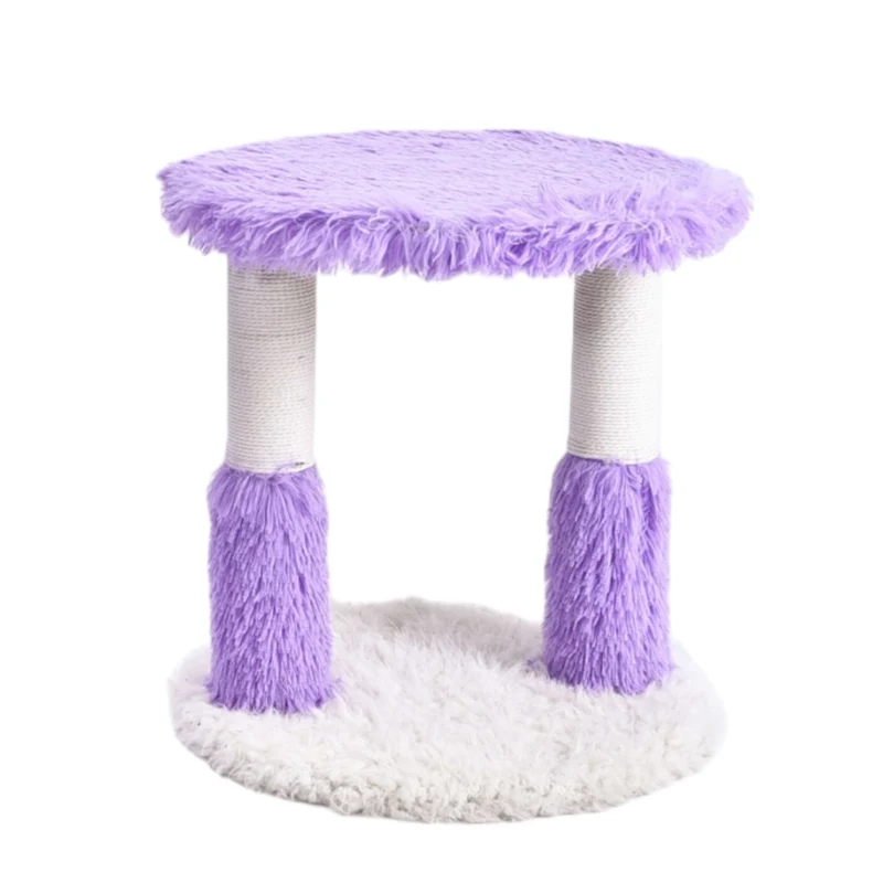 Rascador Monster Lila para Gatos — Diseño Original con Sisal