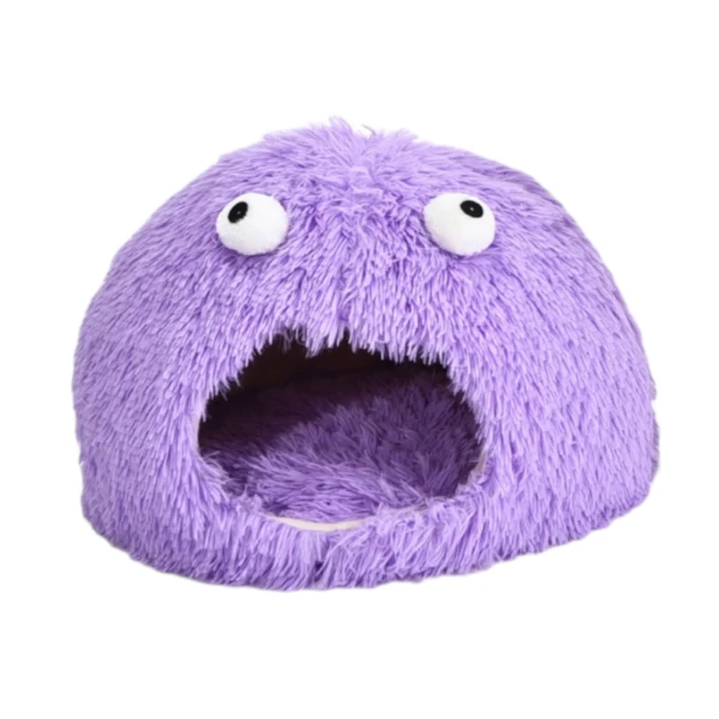 Rascador Monster Lila para Gatos — Diseño Original con Sisal