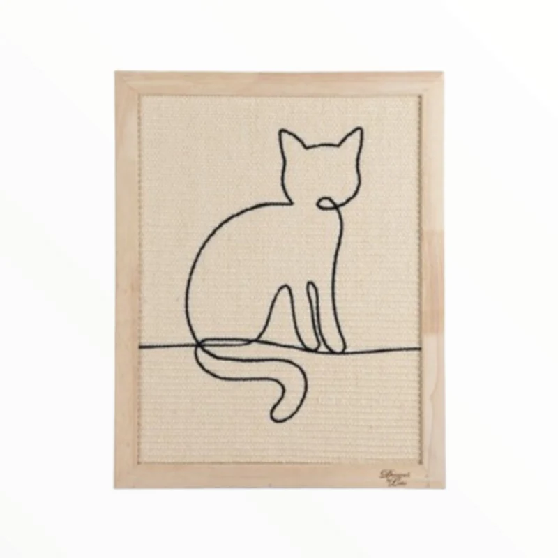 Cuadro Decorativo Rascador Sammy para Gatos — Arte y Funcionalidad