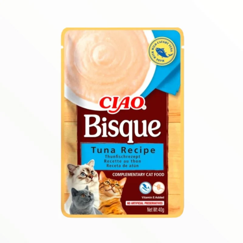 Bisque Puré de Atún para Gatos