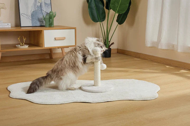 MY FIRST CAT TREE Pompom White