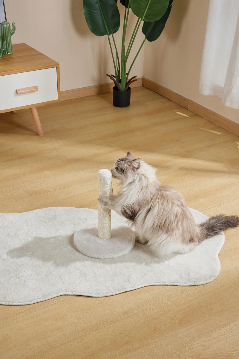 MY FIRST CAT TREE Pompom White