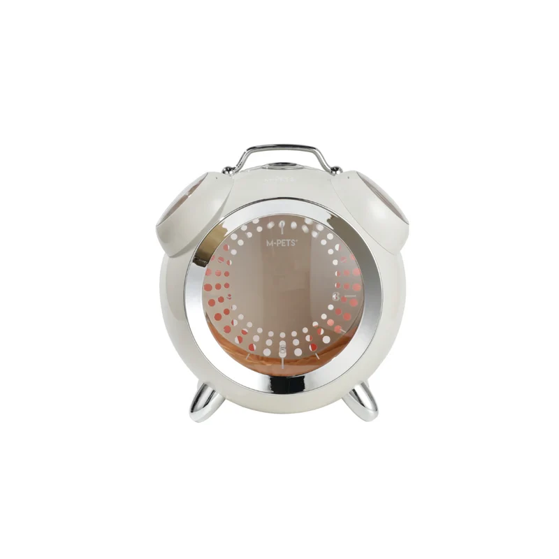 SIXITIES Clock Pet Carrier White