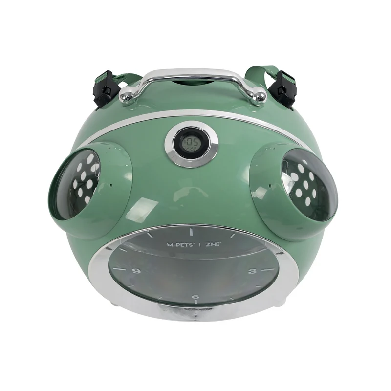 SIXTIES Clock Pet Carrier Green