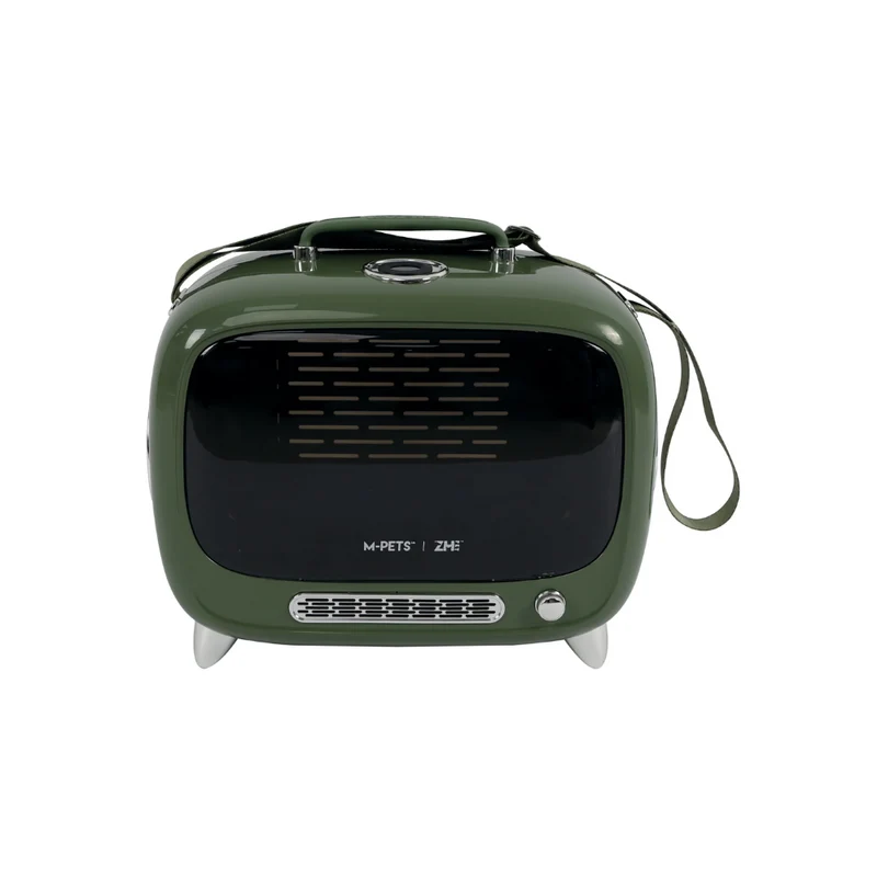 SIXTIES TV Pet Carrier Green