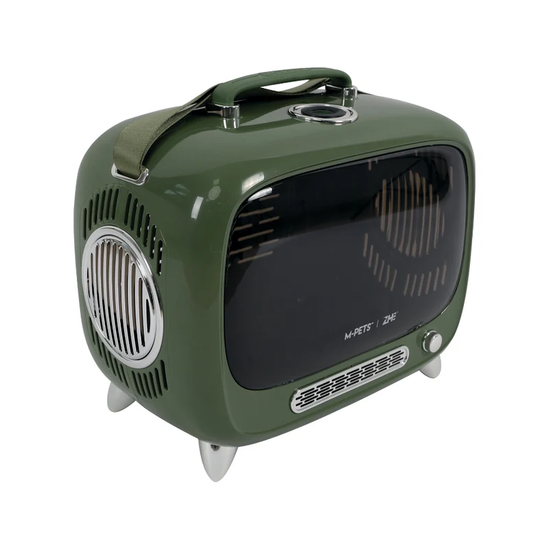 SIXTIES TV Pet Carrier Green