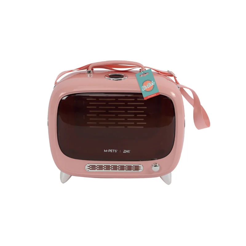 SIXTIES TV Pet Carrier Pink