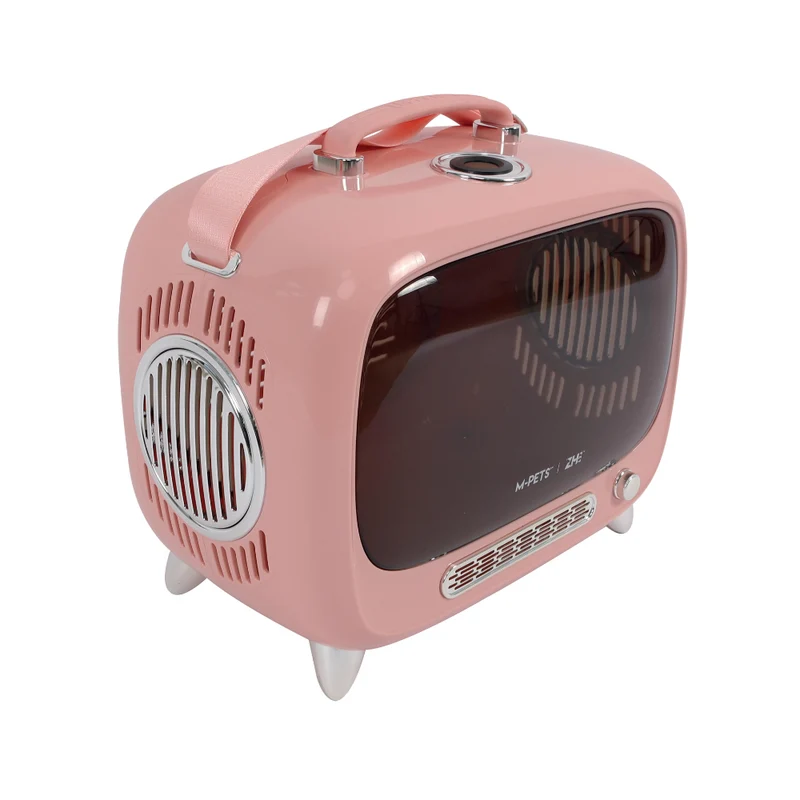 SIXTIES TV Pet Carrier Pink