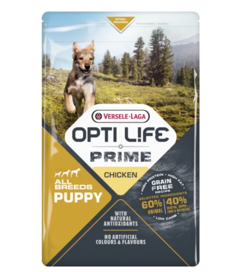 Opti Life Prime Puppy All Breeds (Grain Free) Pollo 2,5 kg - Versele Laga