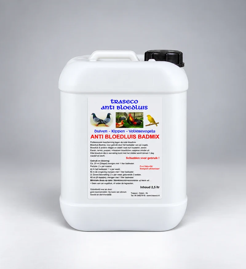 Mezcla de Baño Antiácaros Rojos 2,5L - Traseco