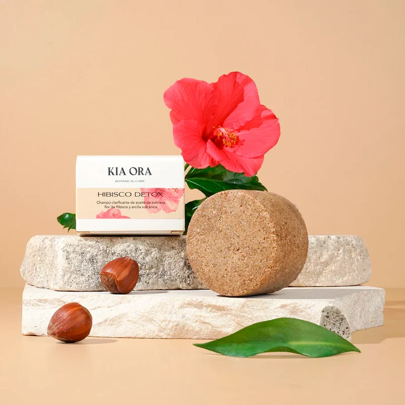 Kia Ora Champú Sólido Hibisco Detox 85gr