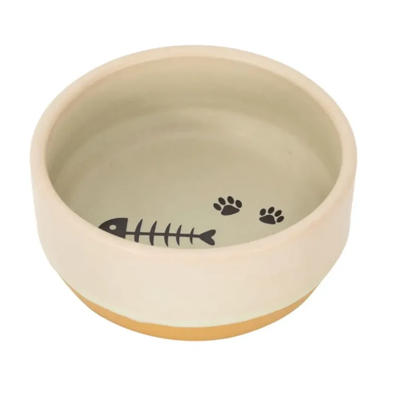 Bowl de Cerámica Cyllene Handcrafted Comedero Artesanal para Perros y Gatos Freedog