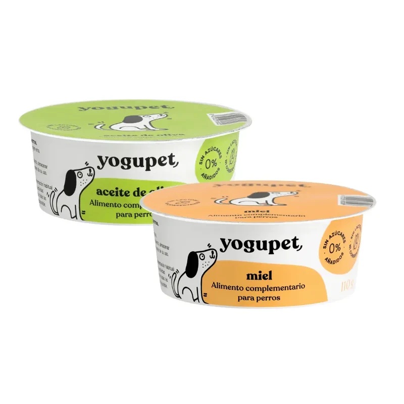 Yogupet Yogurt Clásico Pasteurizado 110 g Alimento Complementario para Perros