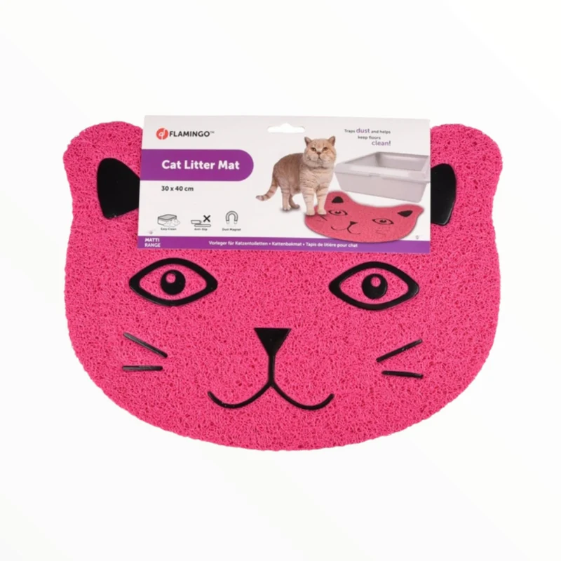 Esterilla Silicona Fucsia para Areneros de Gato — Atrapa Arena
