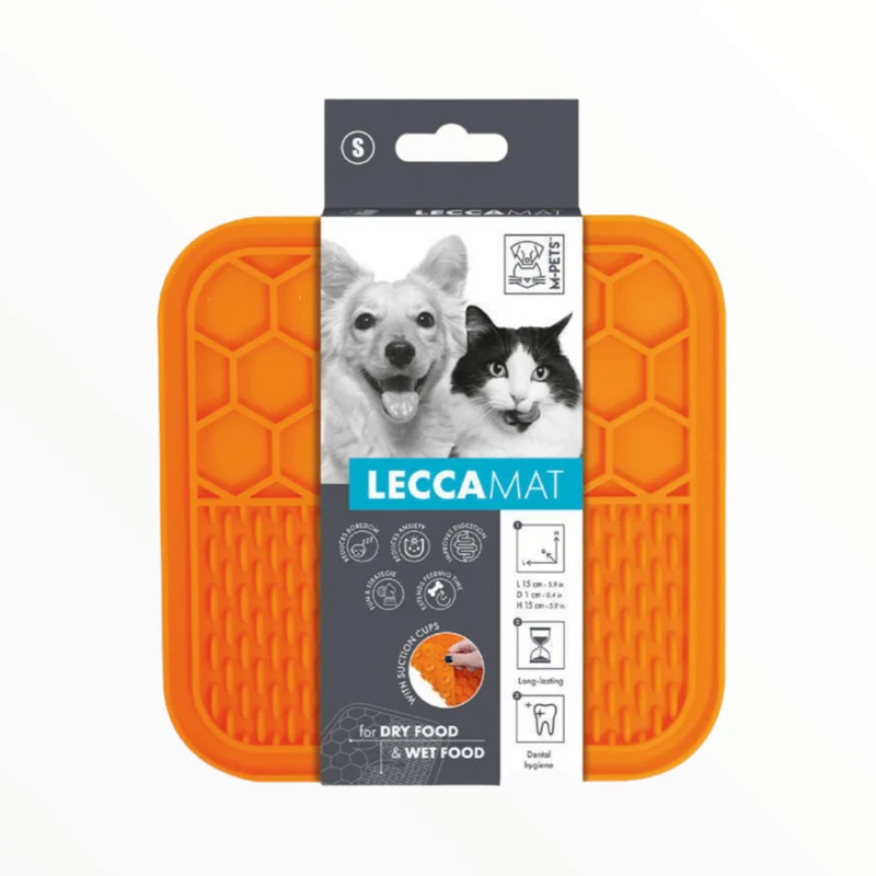 M-Pets Lick Mat Lecca — Alfombrilla de Lamer para Perros y Gatos