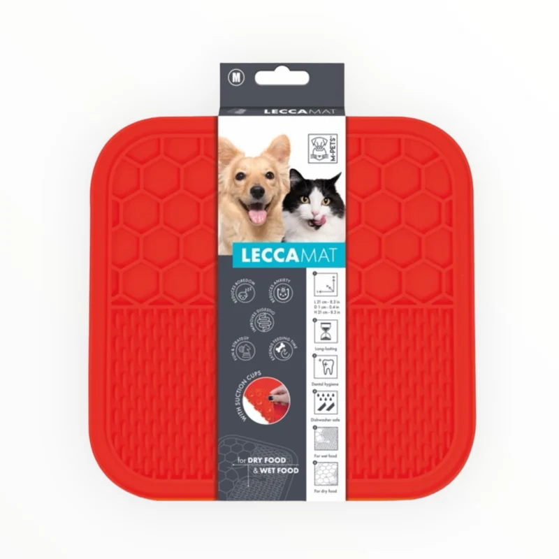 M-Pets Lick Mat Lecca — Alfombrilla de Lamer para Perros y Gatos
