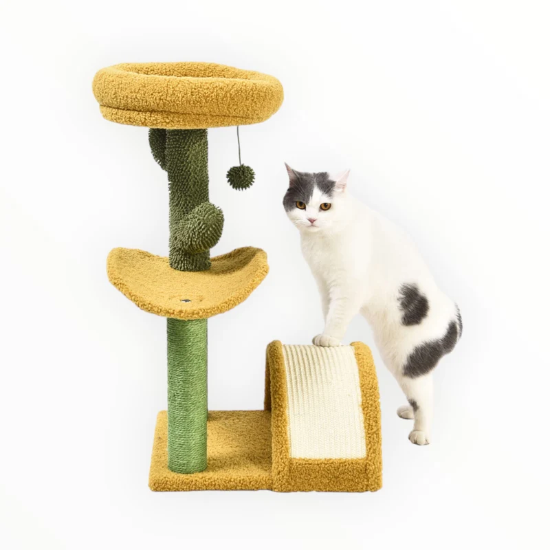 Rascador Cactus Garden para Gatos — Diseño Decorativo con Sisal