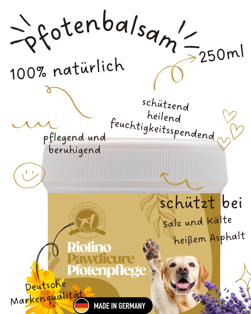 Riolino Pawdicure – Pfotenbalsam para perros