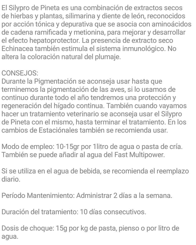 SilyPro 250 gramos ( Protector Hepático ) - Pineta