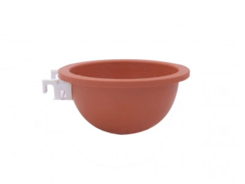 Cuenco Nido Naranja Con Gancho Blanco Ø 12cm