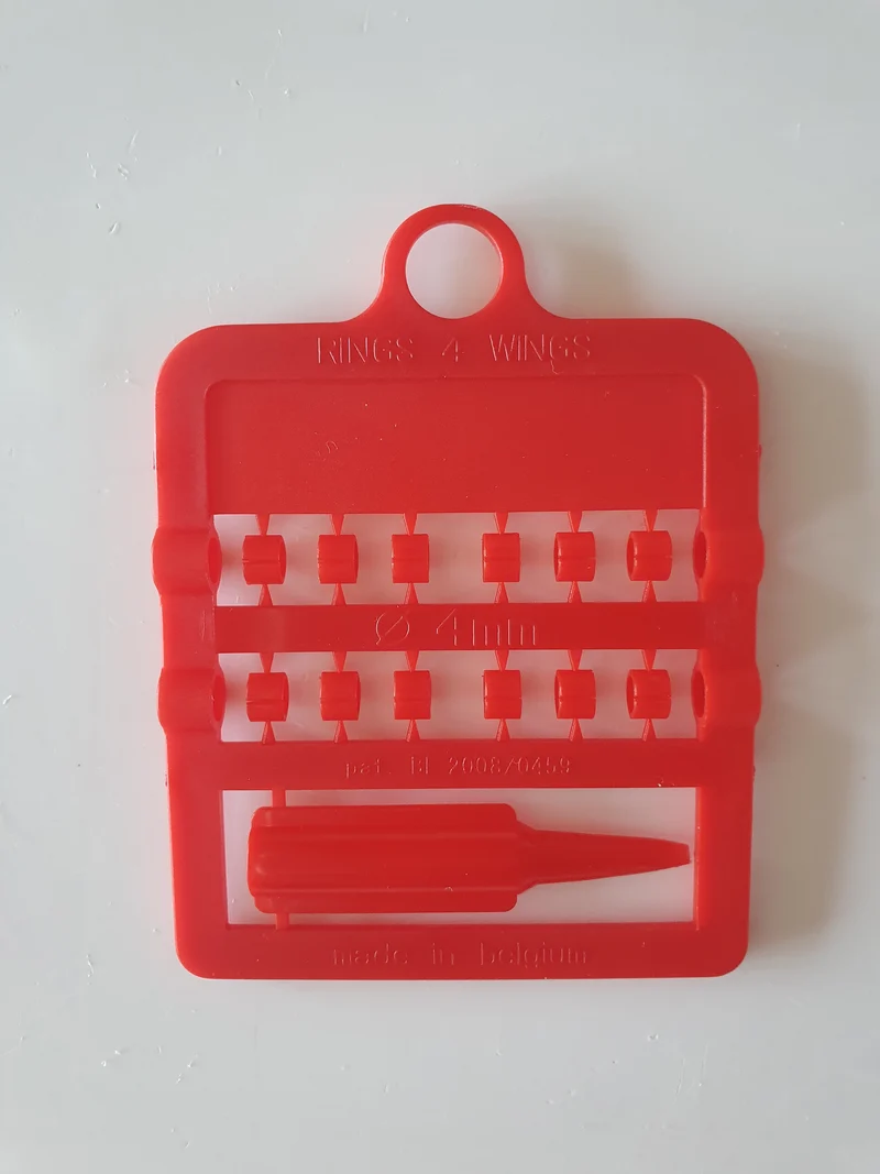 Anillas divididas EZ Birds (Ø 4 mm) (12 en tarjeta) 1.º