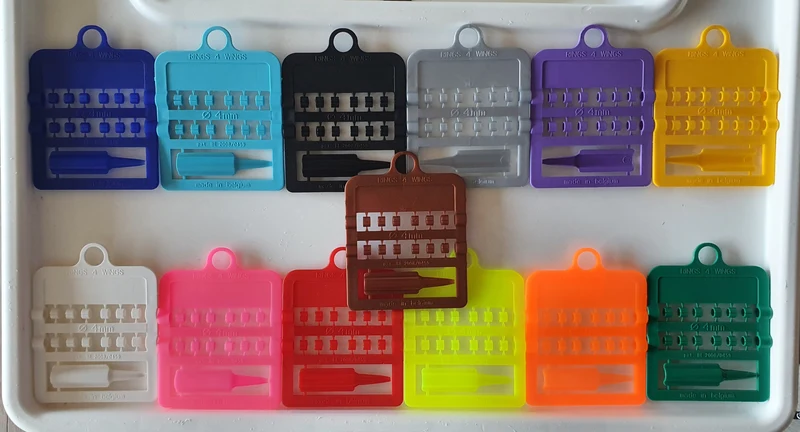 Anillas divididas EZ Birds (Ø 4 mm) (12 en tarjeta) 1.º