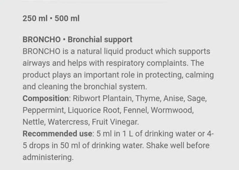Broncho, Apoyo Bronquial 500ml - Easyyem