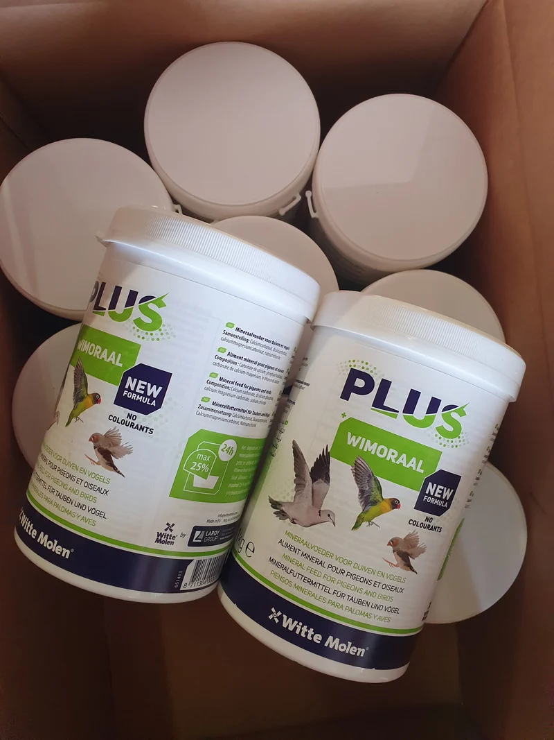 Plus Wimoral 1kg (mezcla de minerales) (palomas y pájaros) - Witte Molen