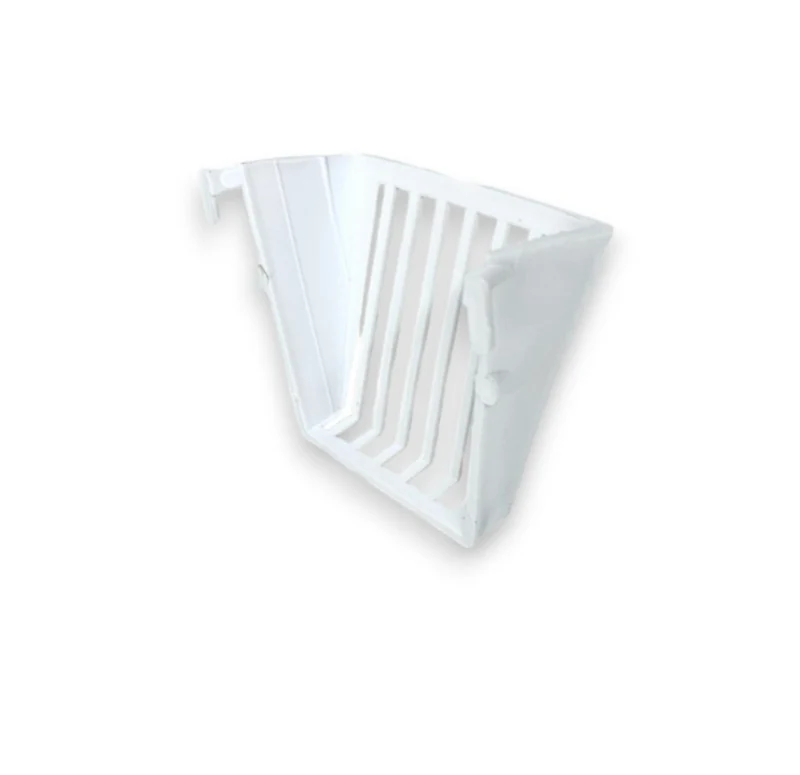 Ruifje plástico 9x6x3cm blanco