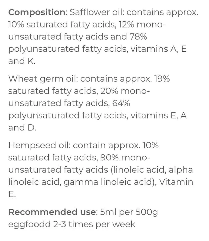 Breedy, Aceite de Cría a Base de Vitamina E Natural 100ml - Easyyem