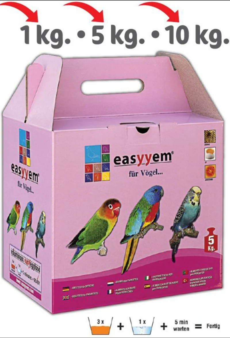 Alimento Easyyem para periquitos (10 kg)