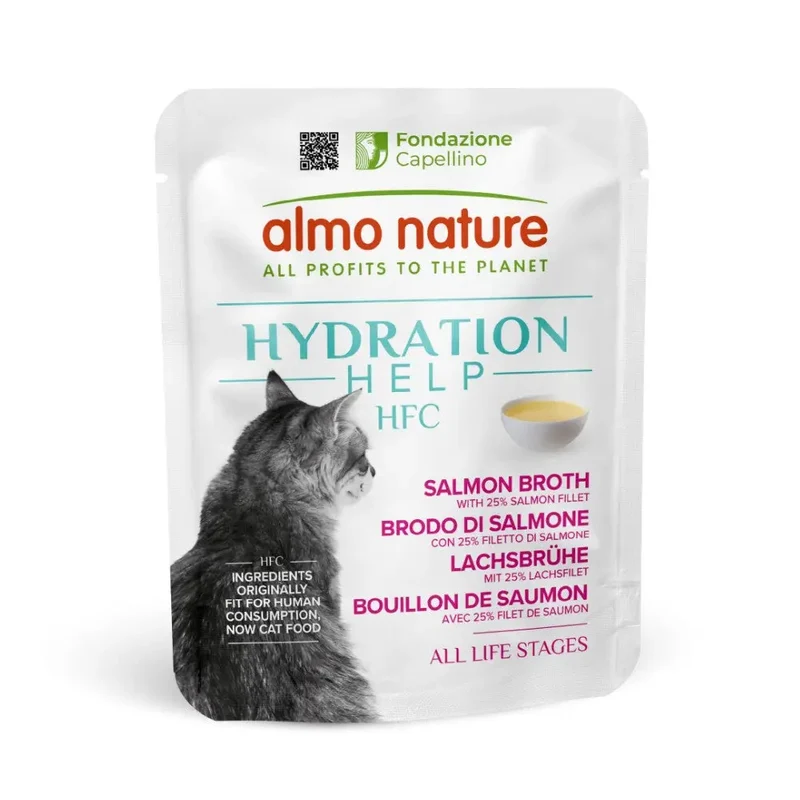 Almo Nature HFC Hydration Help 50 g Caldo para Gatos