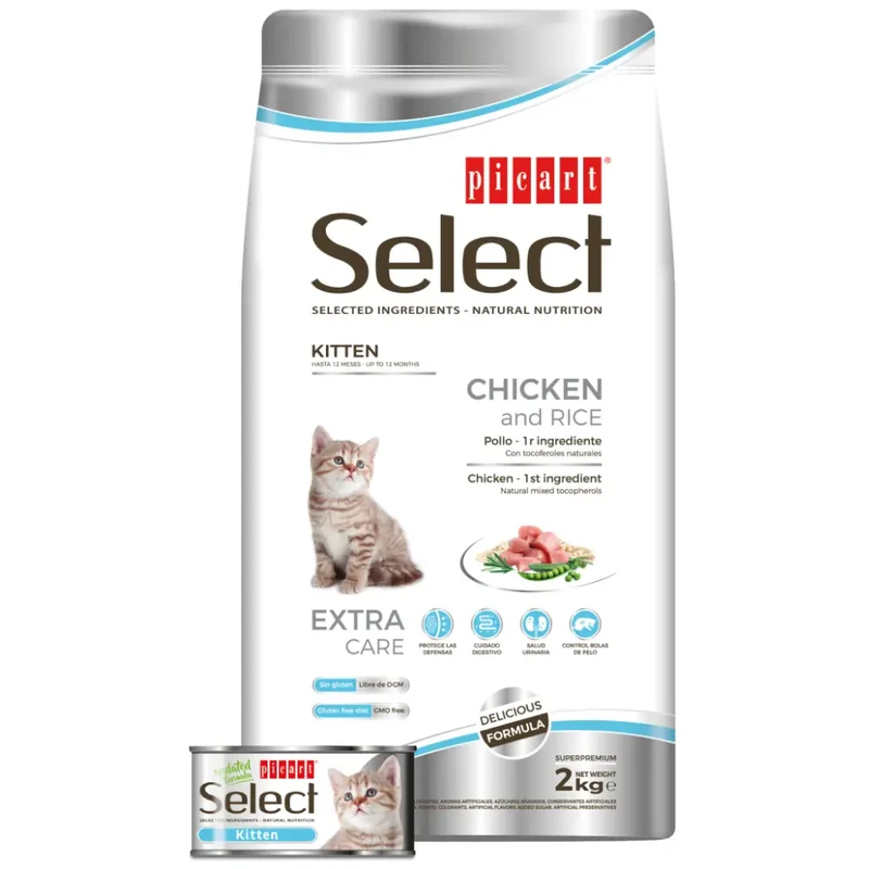 Picart Select Cat Kitten Pollo y Arroz 400 g