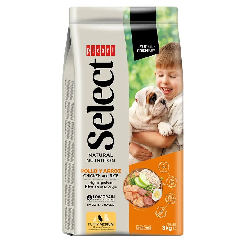 Picart Select Puppy Medium Chicken & Rice Pienso para Cachorros