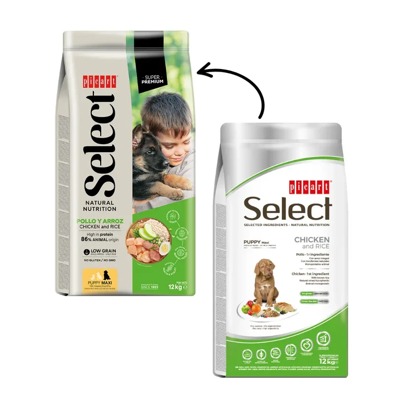 Picart Select Puppy Maxi Pienso para Cachorros de Raza Grande