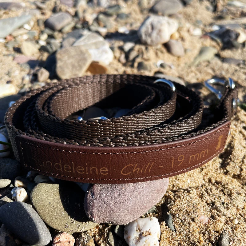 Leinen-Bauchgürtel CHILL (BioThane®) 100-160 cm